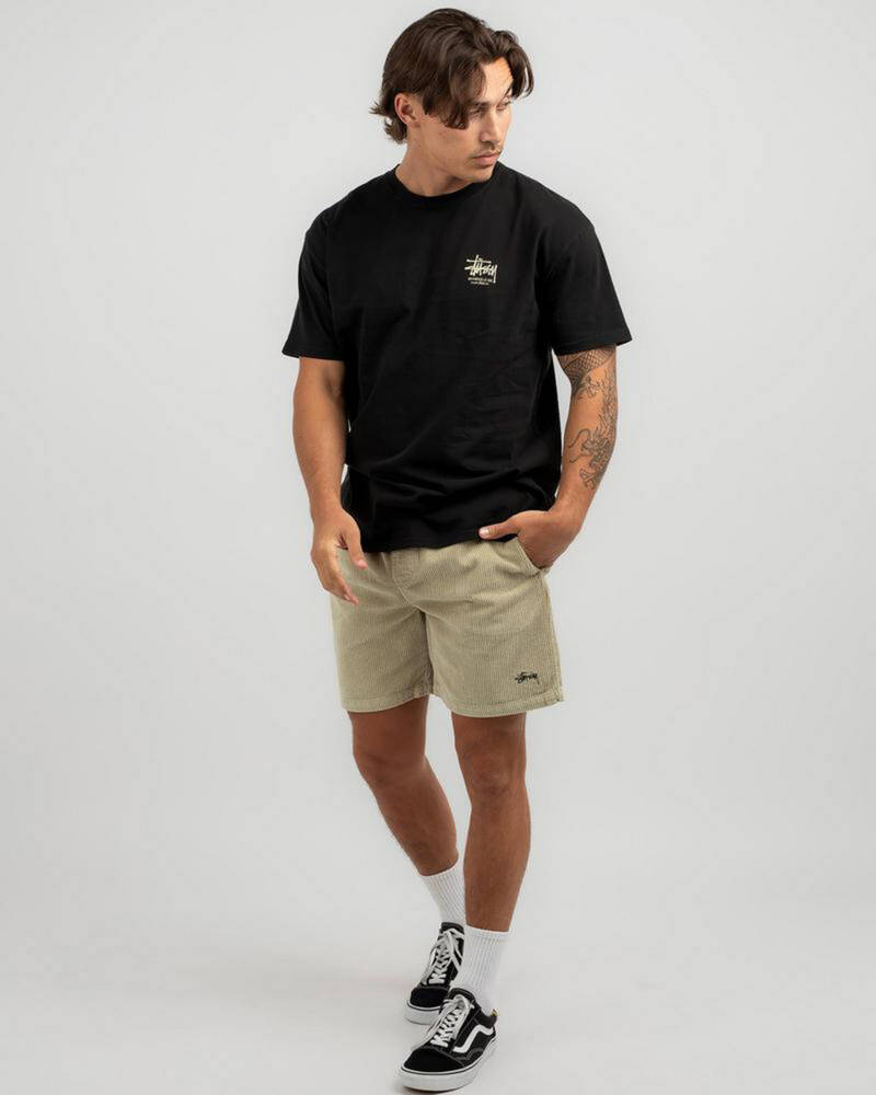 Stussy Wide Wale Cord Beach Shorts for Mens