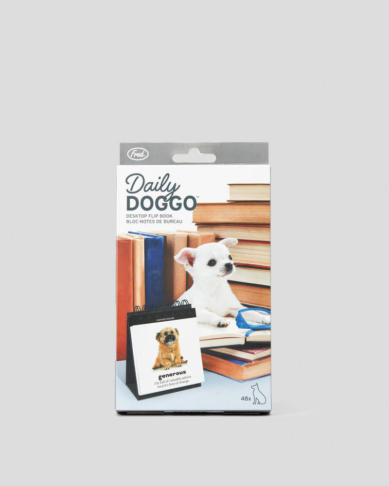 Get It Now Daily Doggo Desktop Flip Book for Unisex