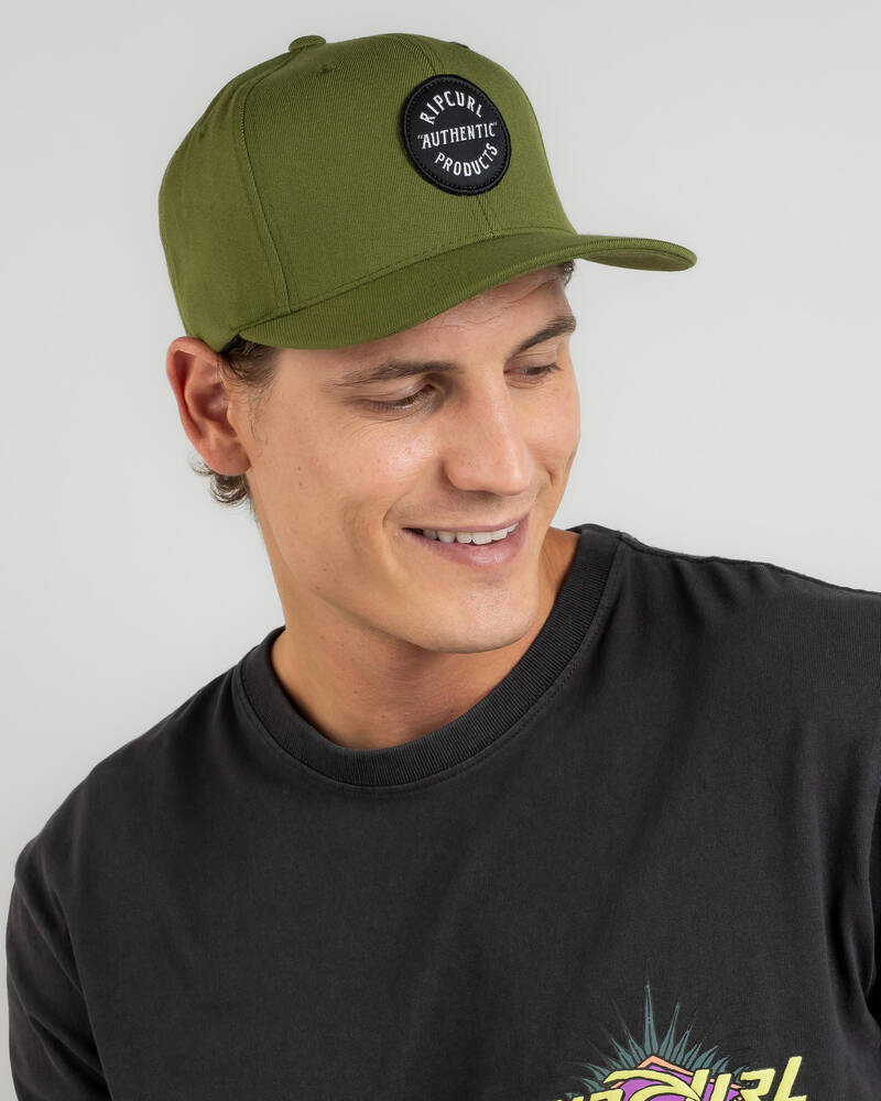 Rip Curl Passage Flexfit Cap In Muted Green - Fast Shipping & Easy ...