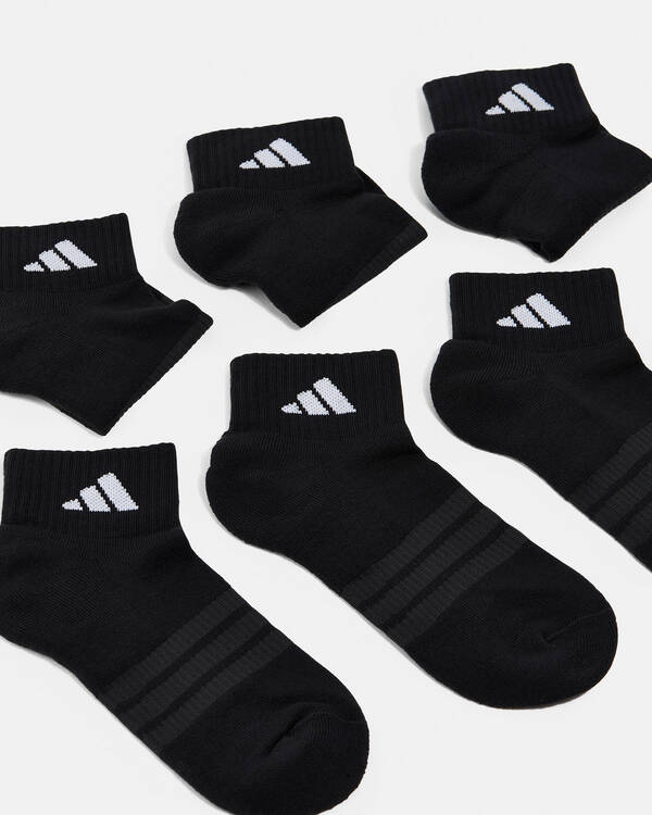 adidas Essential Ankle Socks 6 Pack for Unisex