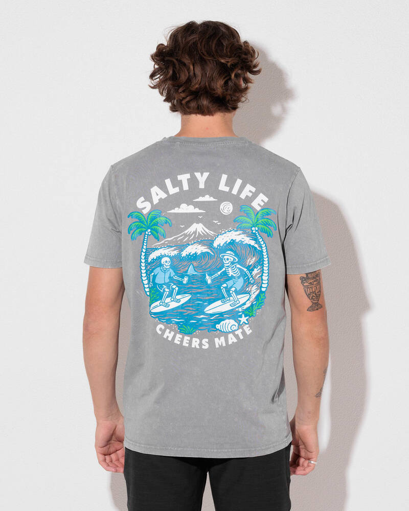 Salty Life Cheers Mate T-Shirt for Mens