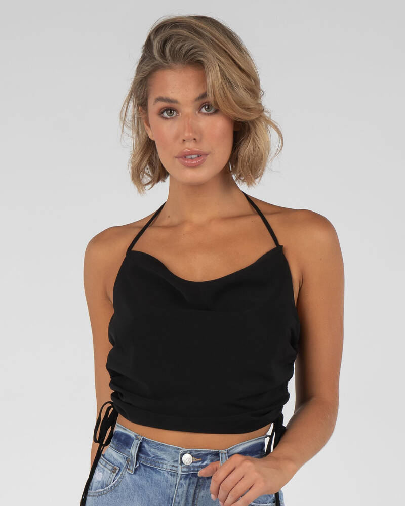 Ava And Ever Shoop Halter Top for Womens