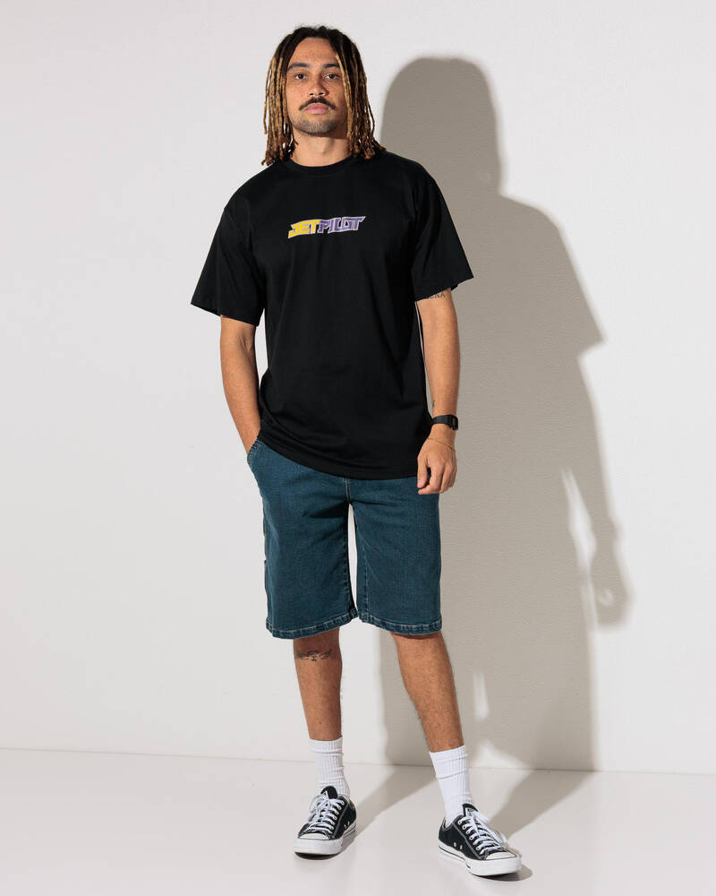 Jetpilot Stickered T-Shirt for Mens