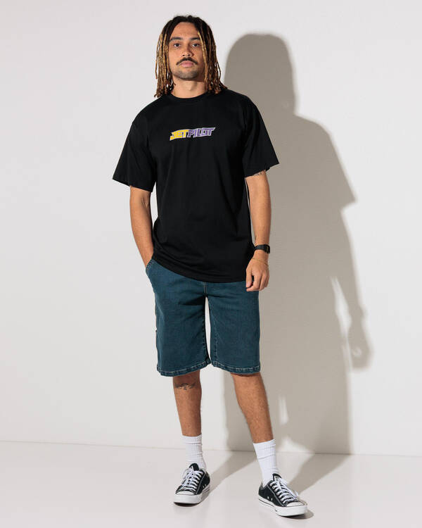 Jetpilot Stickered T-Shirt for Mens