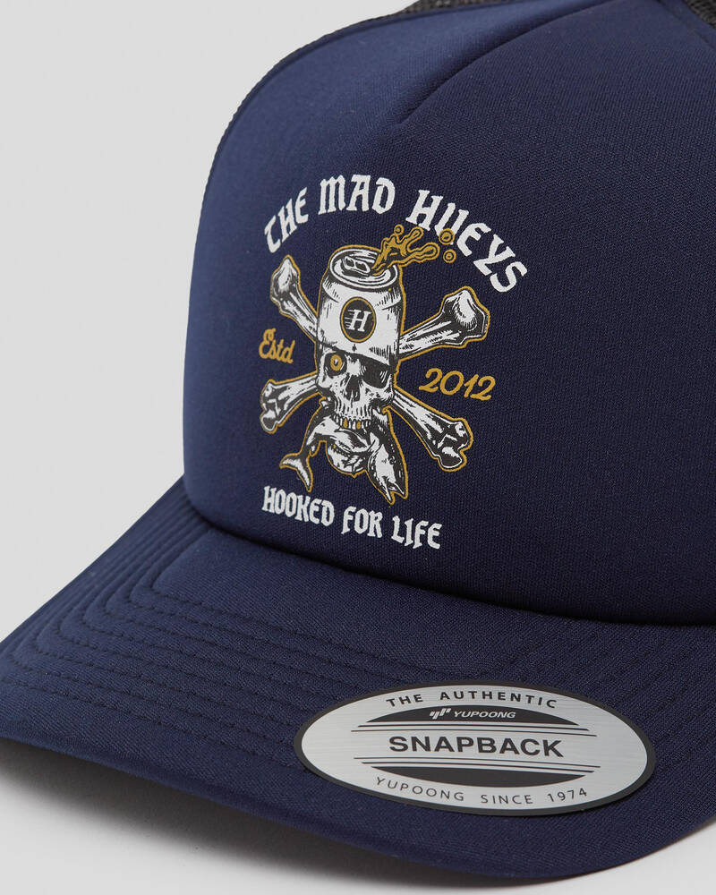 The Mad Hueys Hooked For Life Foam Trucker Cap for Mens