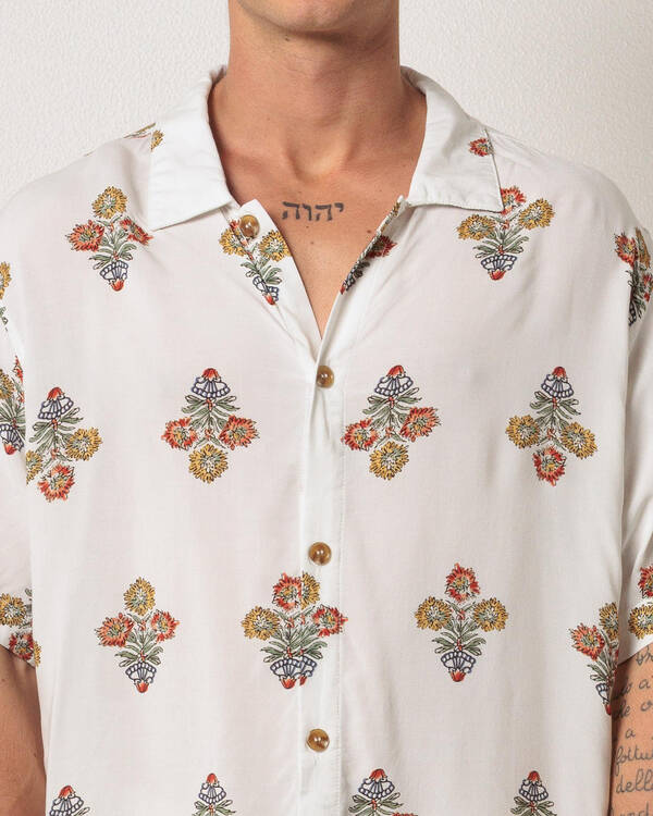 Rhythm Bouquet Short Sleeve Shirt for Mens