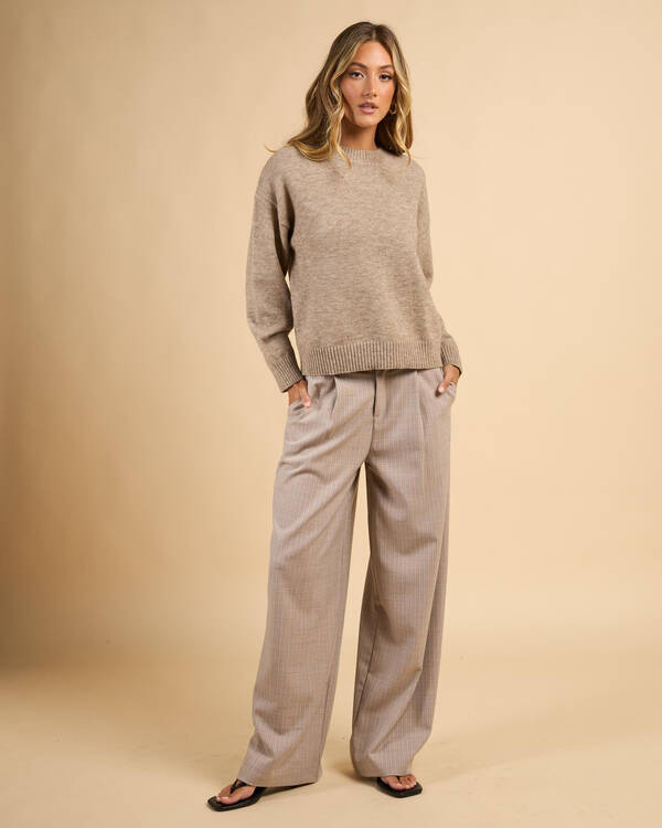 Mooloola Horizon Crew Knit Jumper for Womens