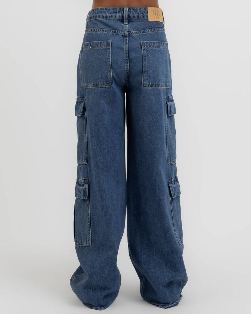 DESU Girls' Mackenzie Cargo Jeans for Womens