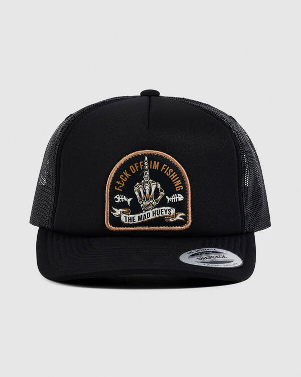The Mad Hueys Fk Off Fish Trucker Cap for Mens