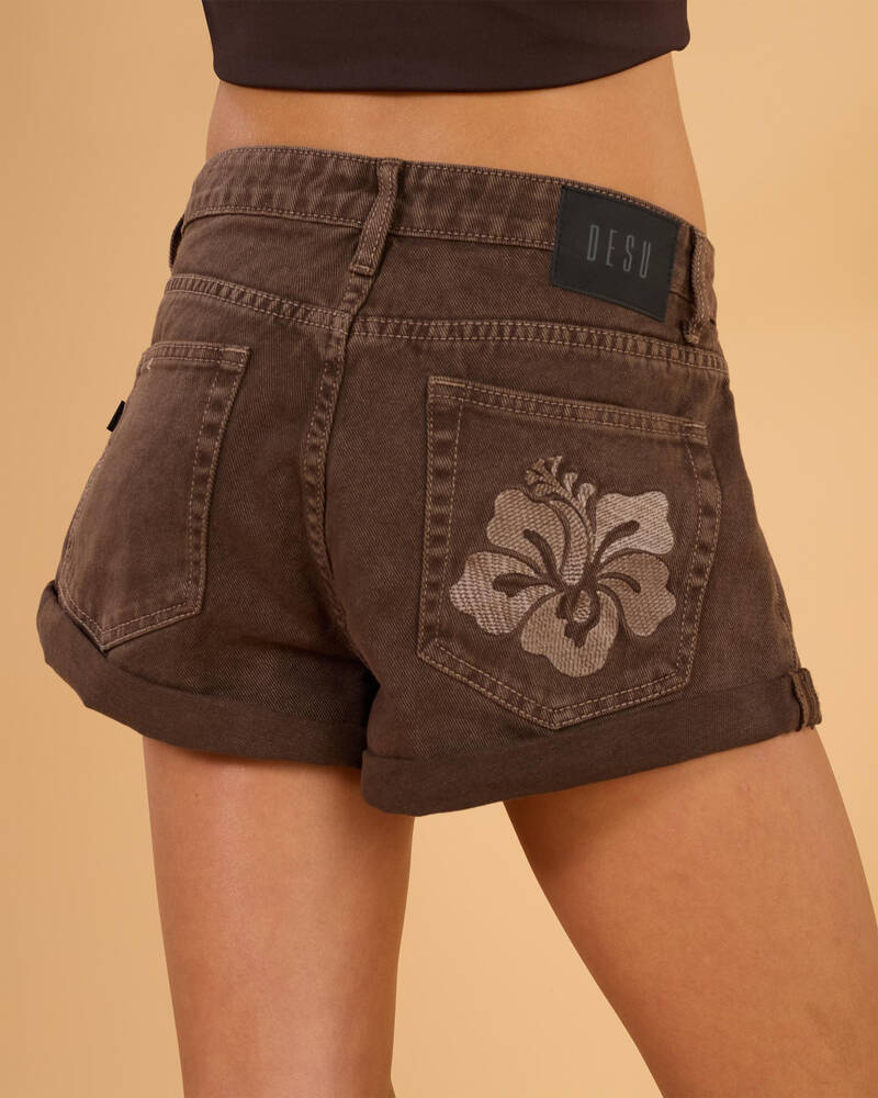 DESU Girls' Dylan Micro Denim Shorts for Womens