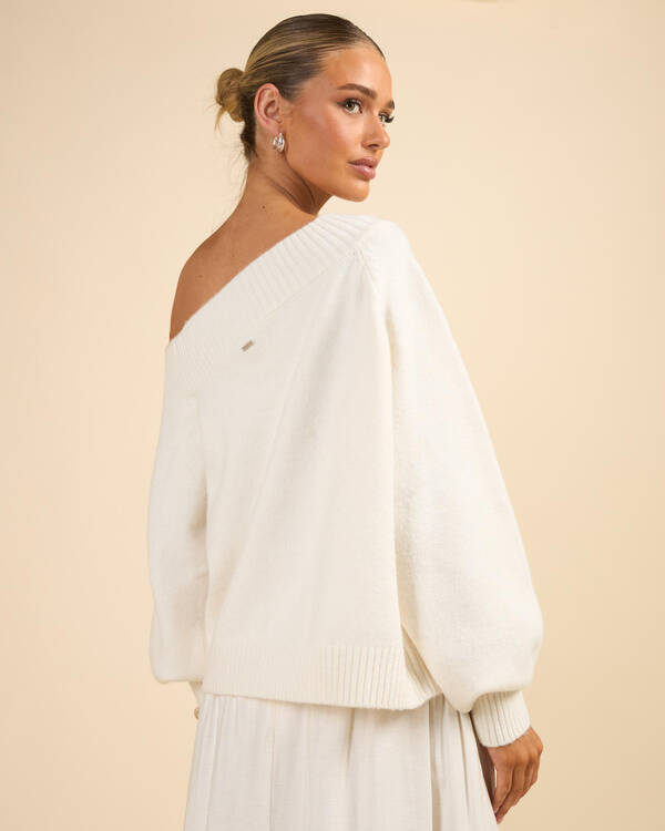 Ava And Ever Megi Off Shoulder Knit Jumper for Womens