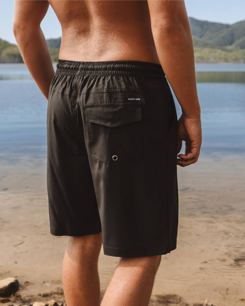 Salty Life Whirlwind Elastic Waist Shorts for Mens