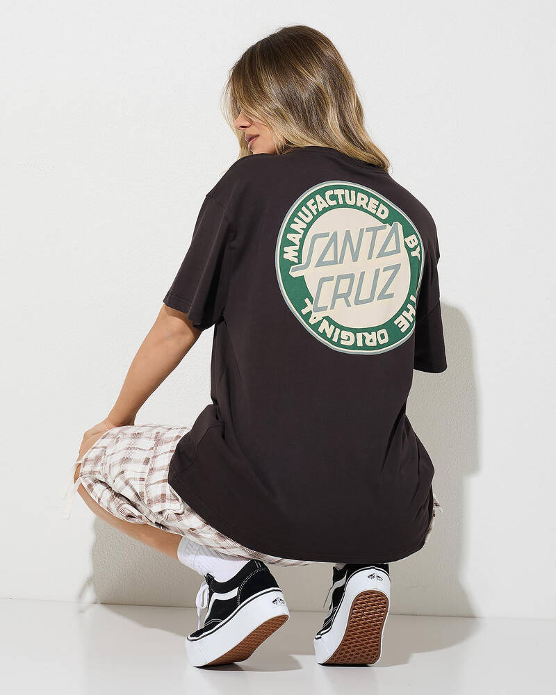 Santa Cruz MFG Dot Oversized T-Shirt for Womens