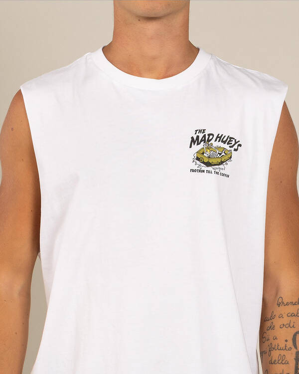 The Mad Hueys Frothin Coffin Muscle Tank for Mens