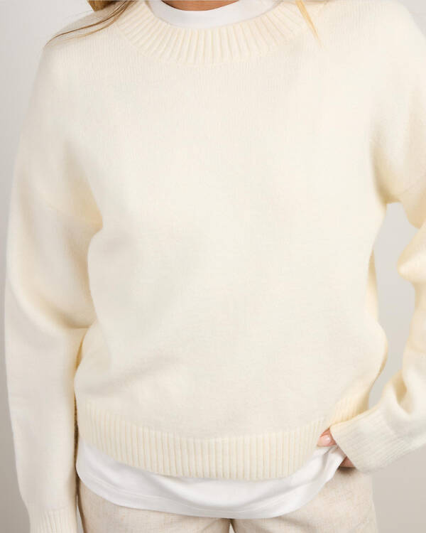 Mooloola Horizon Crew Knit Jumper for Womens