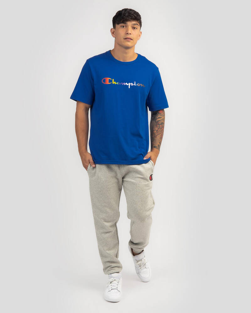 Champion Athletic Pride Script T-Shirt for Mens