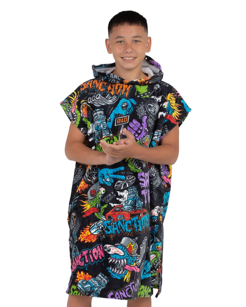 Sanction Boys' Monster Hooded Towel for Mens