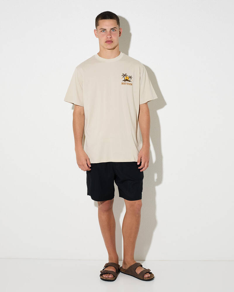 Rhythm Sunset Palm T-Shirt for Mens