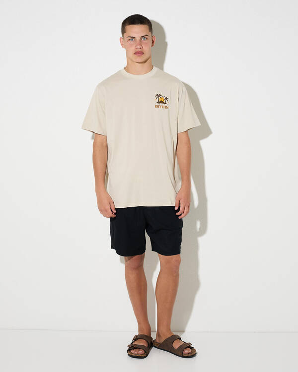 Rhythm Sunset Palm T-Shirt for Mens