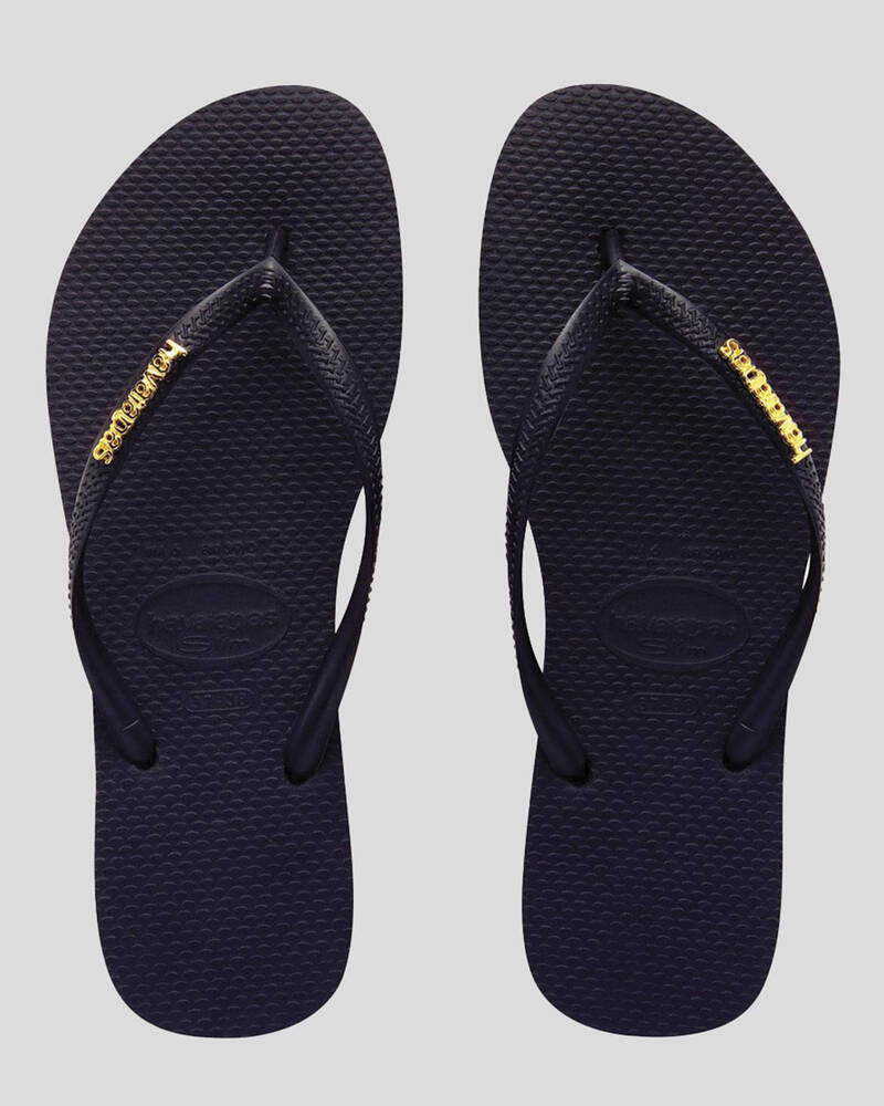 Havaianas Slim Metal Thongs for Womens