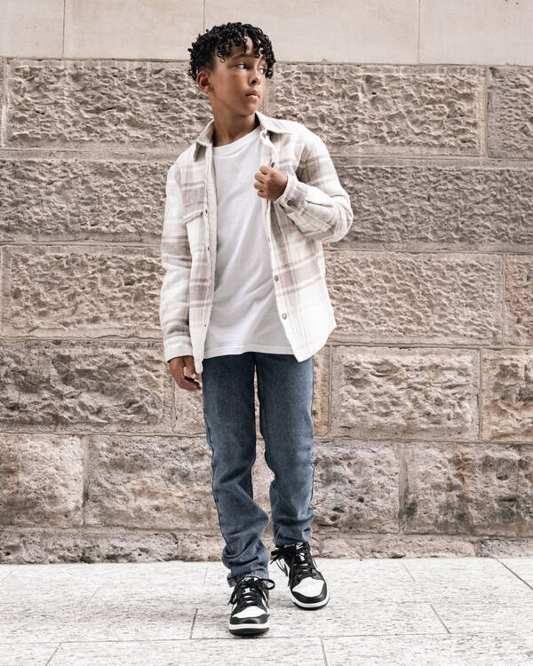 Skylark Boys' Anthem Flannel Long Sleeve Shirt for Mens