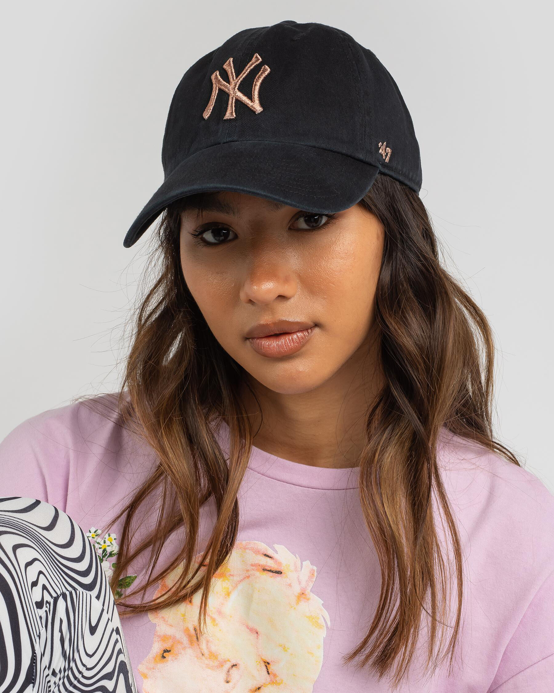 rose gold yankees hat