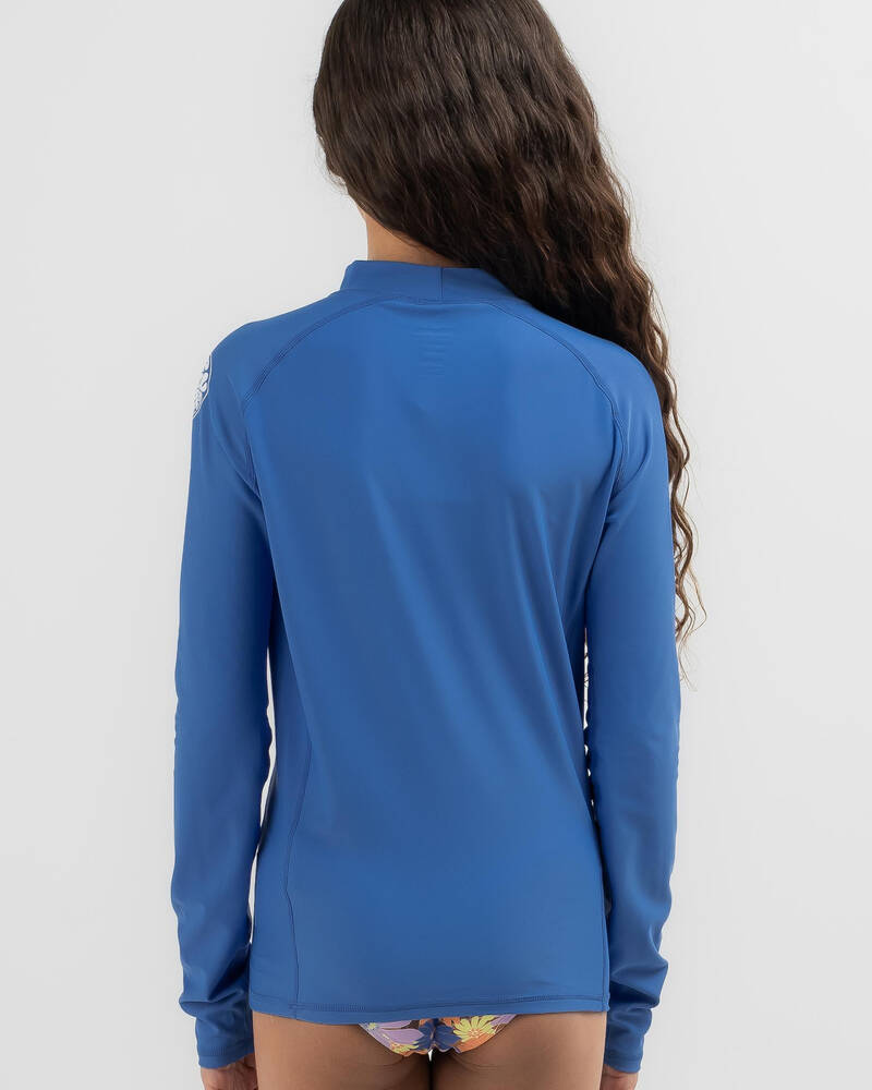 Rip Curl Girls' Classic Surf Long Sleeve Rash Vest for Womens