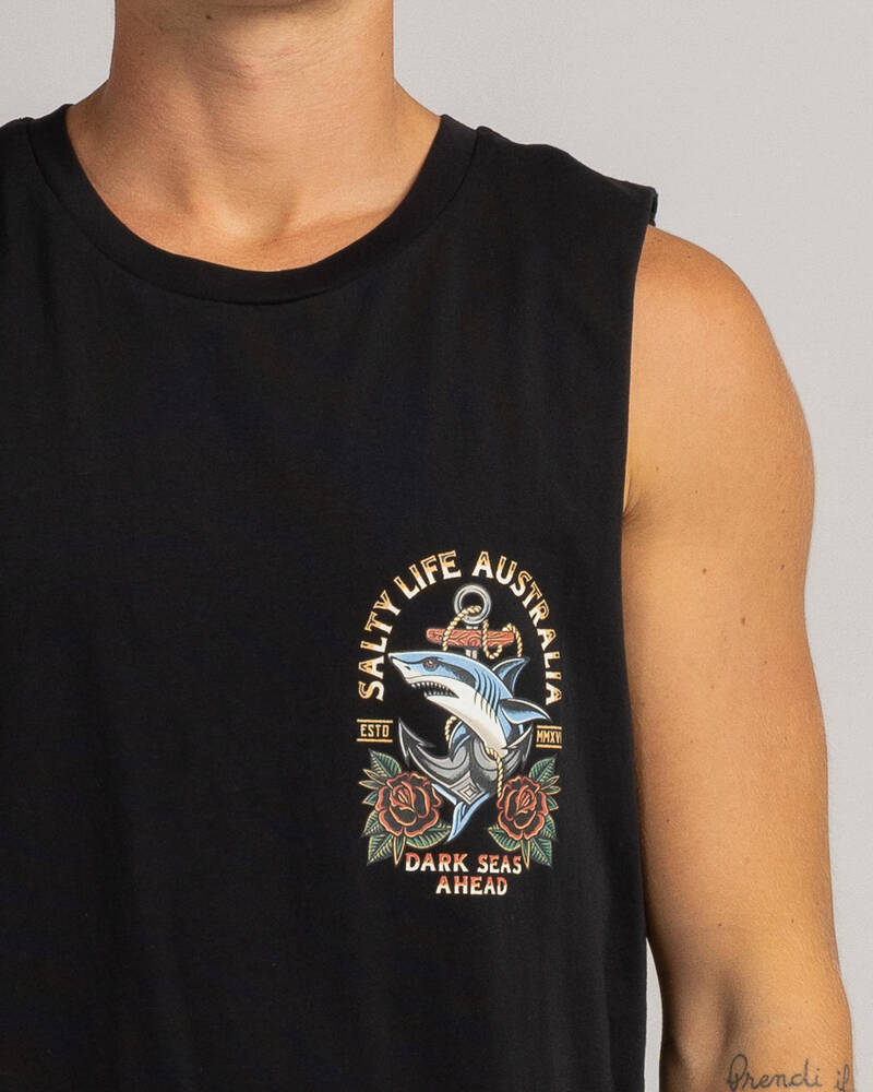 Salty Life Tide Hunter Muscle Tank for Mens