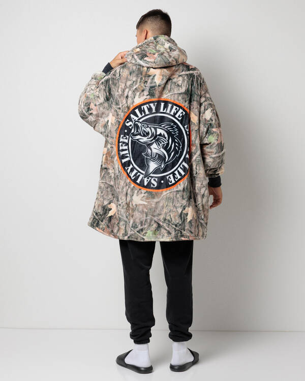 Salty Life Bullseye Oversized Hoodie for Mens