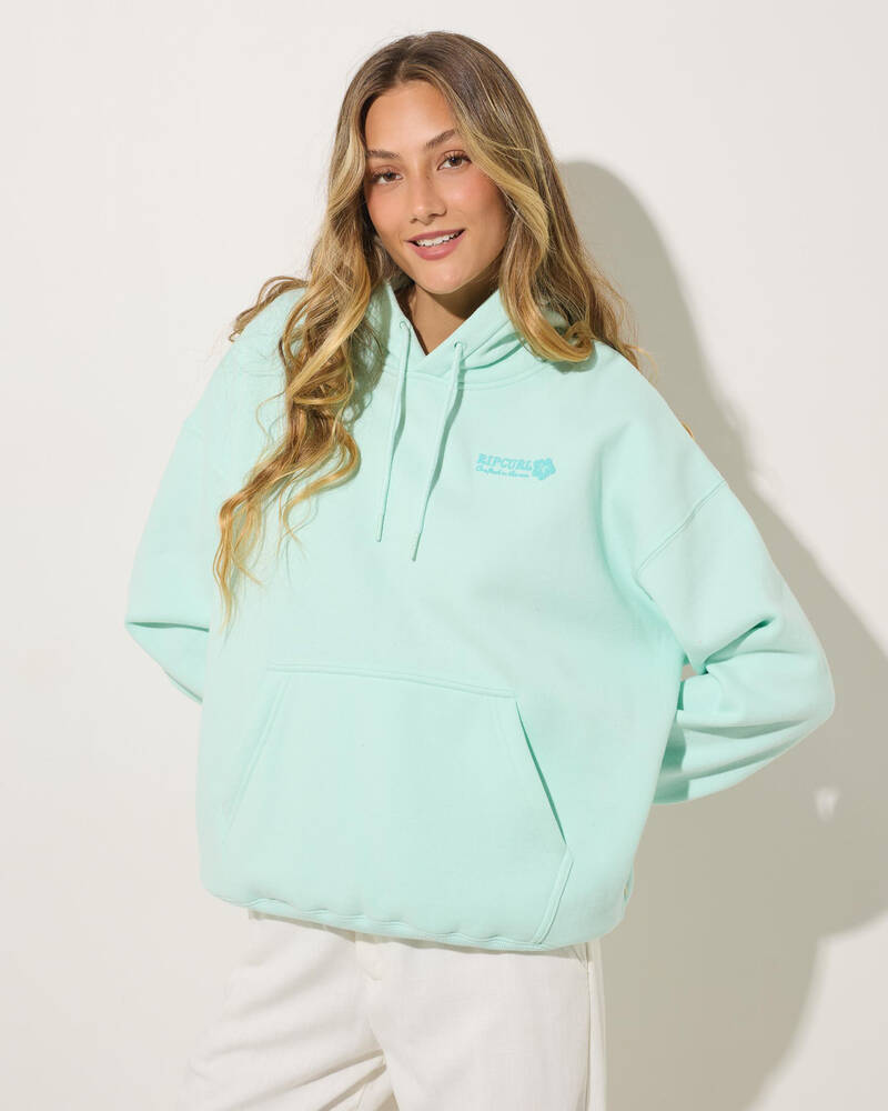 Rip Curl Surf Party Puff Heritage Hoodie for Womens