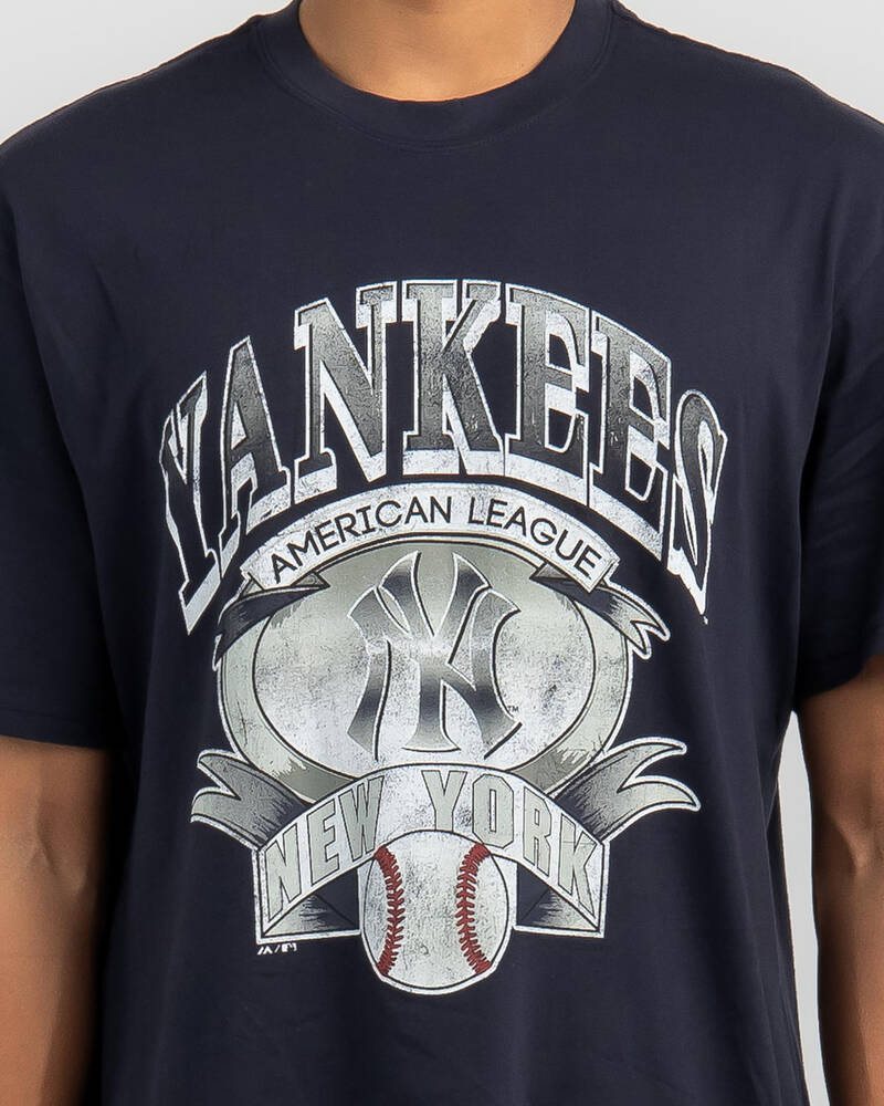Majestic NY Yankees Vintage Banner T-Shirt for Mens