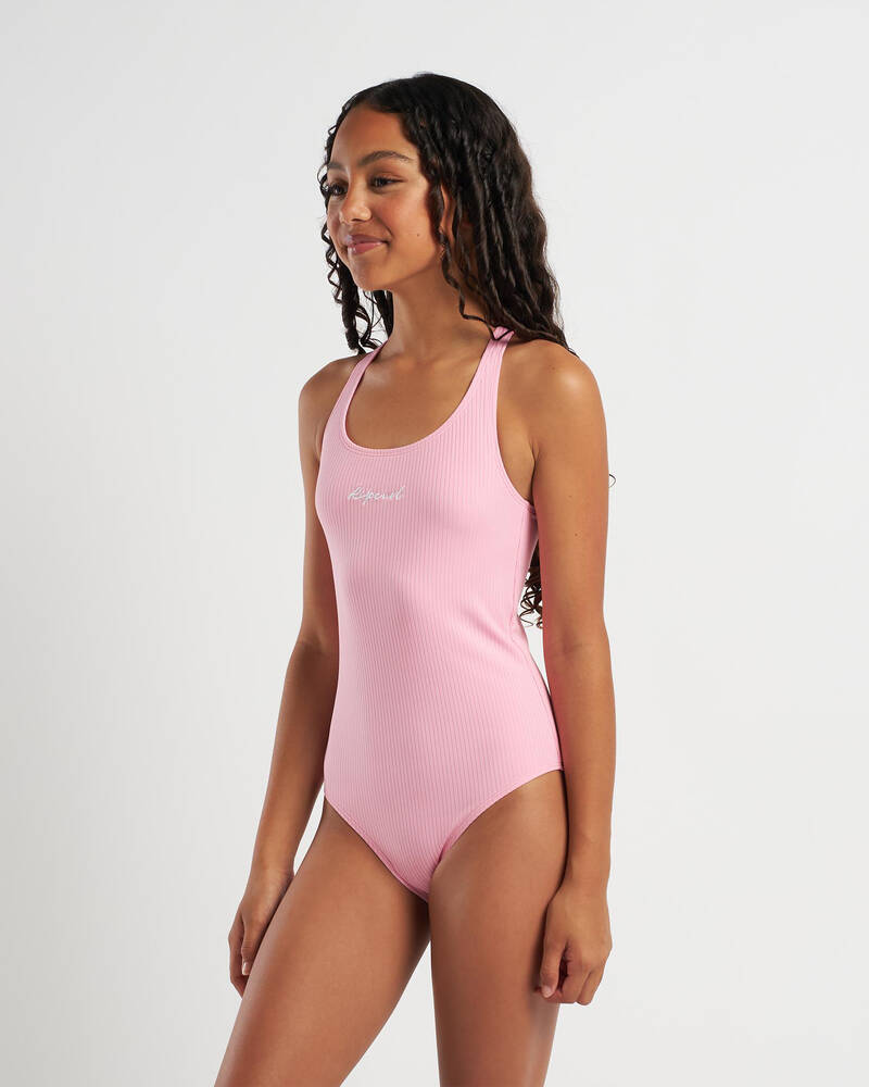 Rip Curl Girls' Premium Rib One Piece Swimsuit for Womens