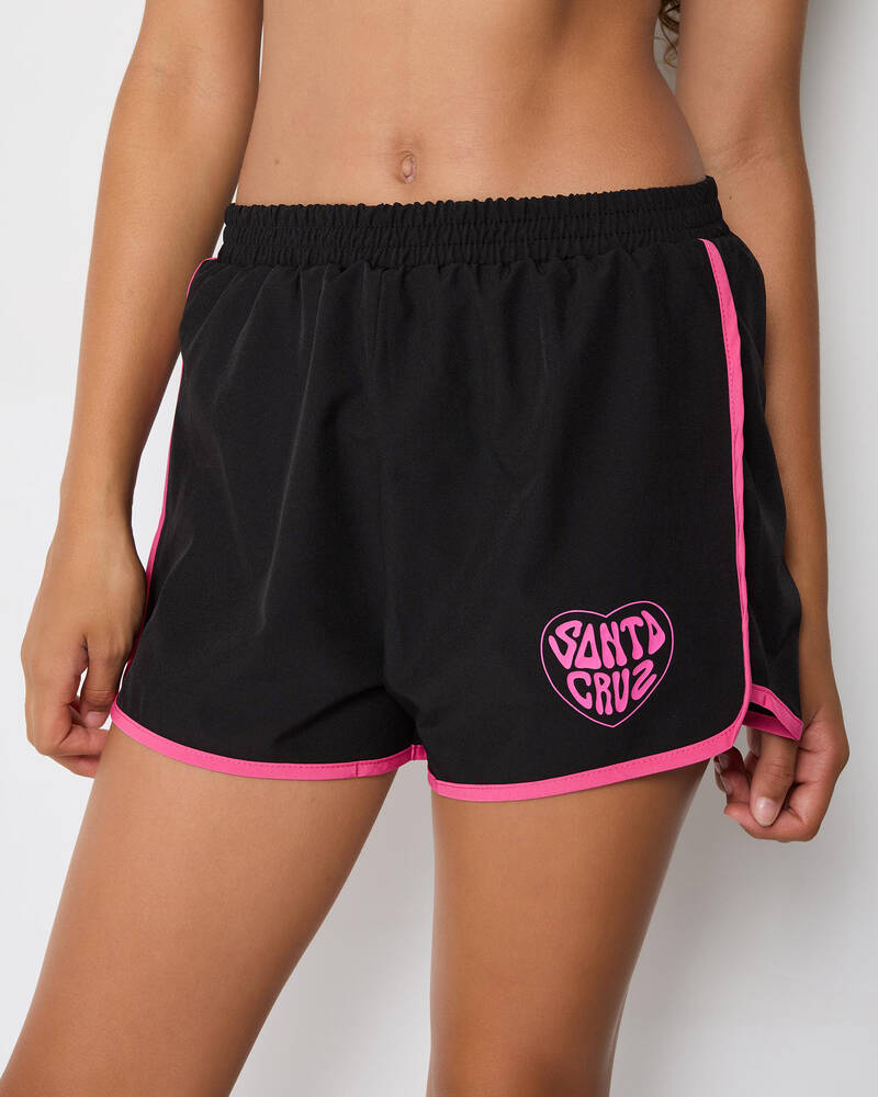 Santa Cruz Girls' Balloon Heart Board Short for Womens