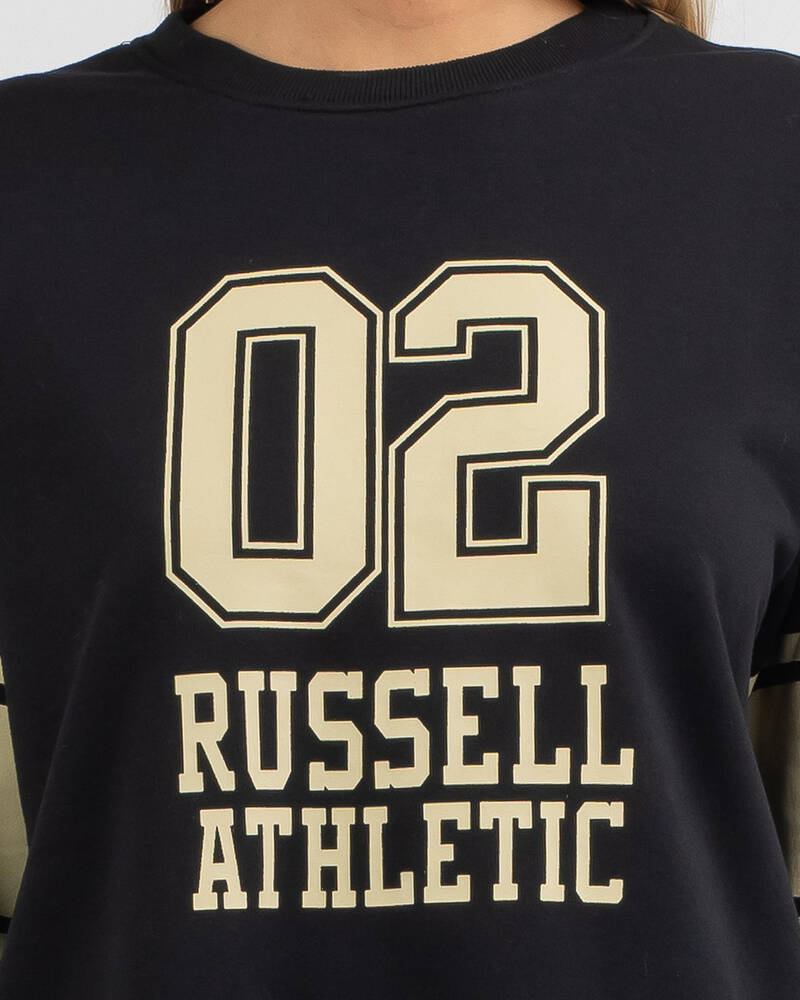 Russell Athletic Game On Oversized Sweatshirt for Womens