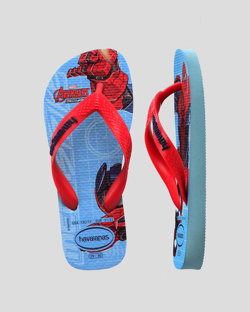 Havaianas Kids Top Marvel Spiderman Thongs for Mens