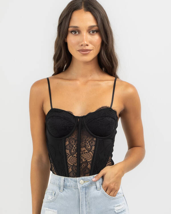 Waldorf Lace Corset Bodysuit