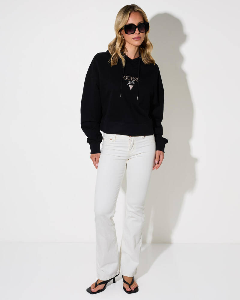 GUESS Baker Cropped Hoodie for Womens