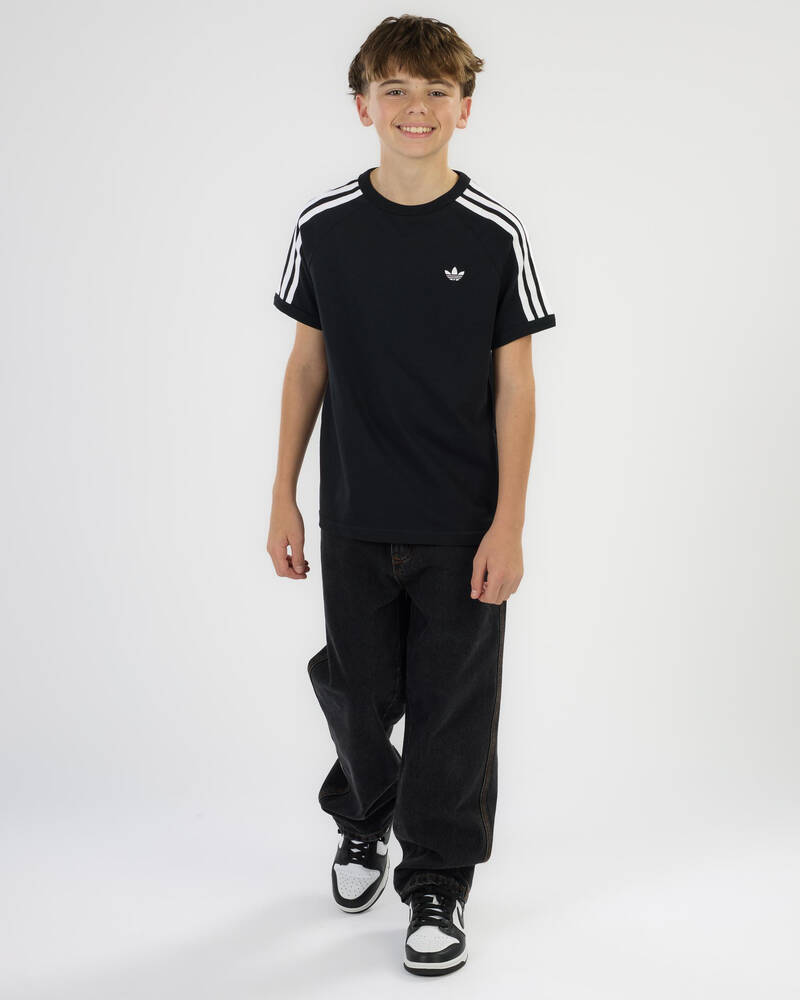 adidas Boys' 3 Stripe T-Shirt for Mens