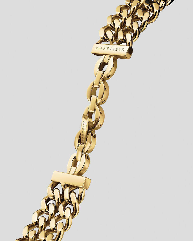 Rosefield Octagon XS Double Chain Studio Edition Watch for Womens