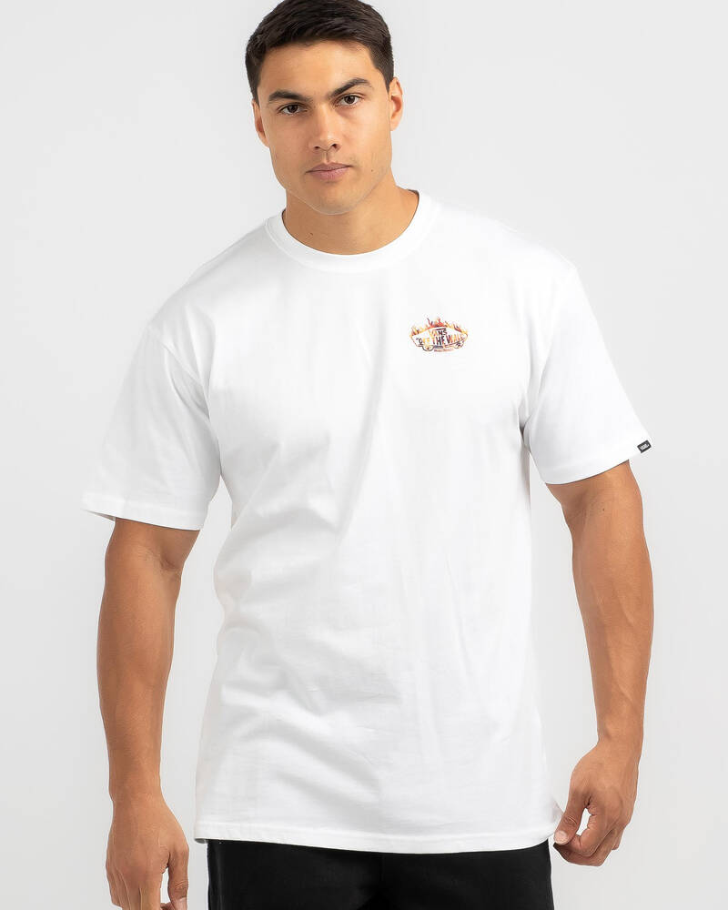 Vans Fire Logo T-Shirt for Mens