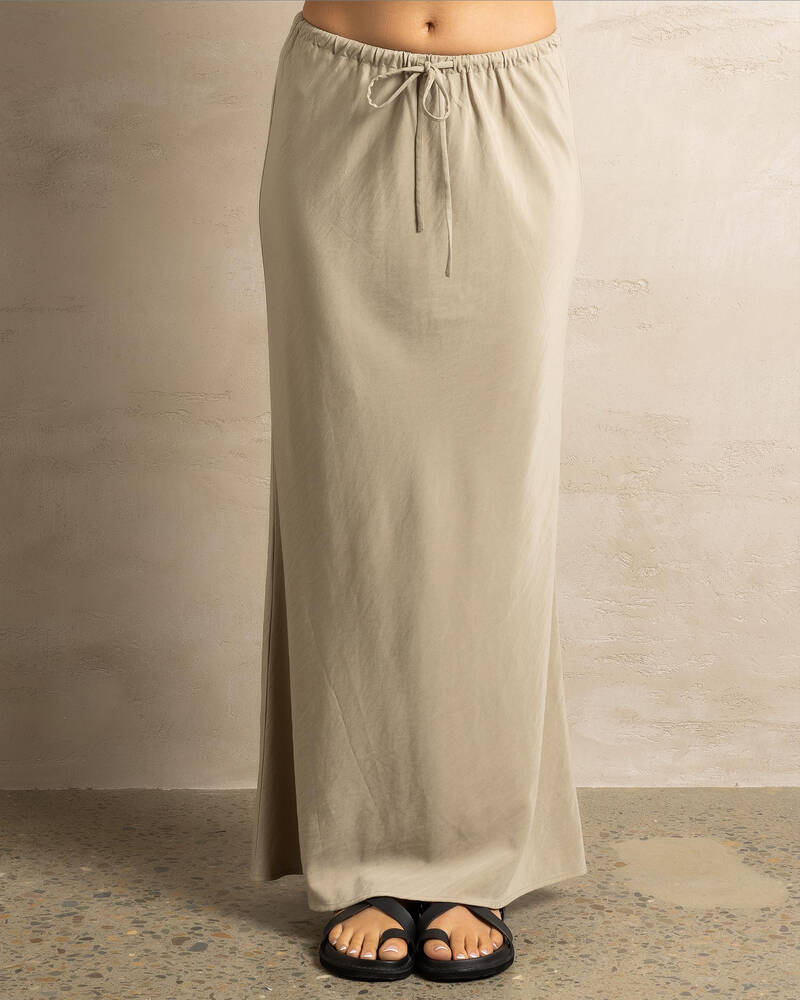 Ava And Ever Emmi Cupro Maxi Skirt for Womens