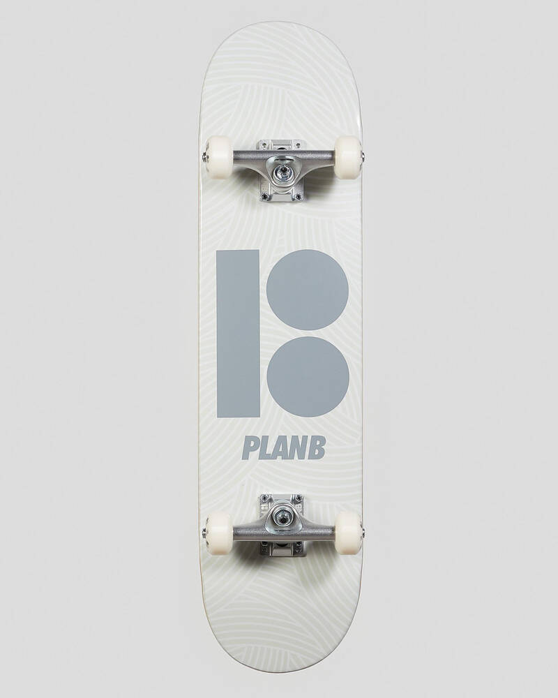 Plan B Team Texture 7.87" Complete Skateboard for Mens