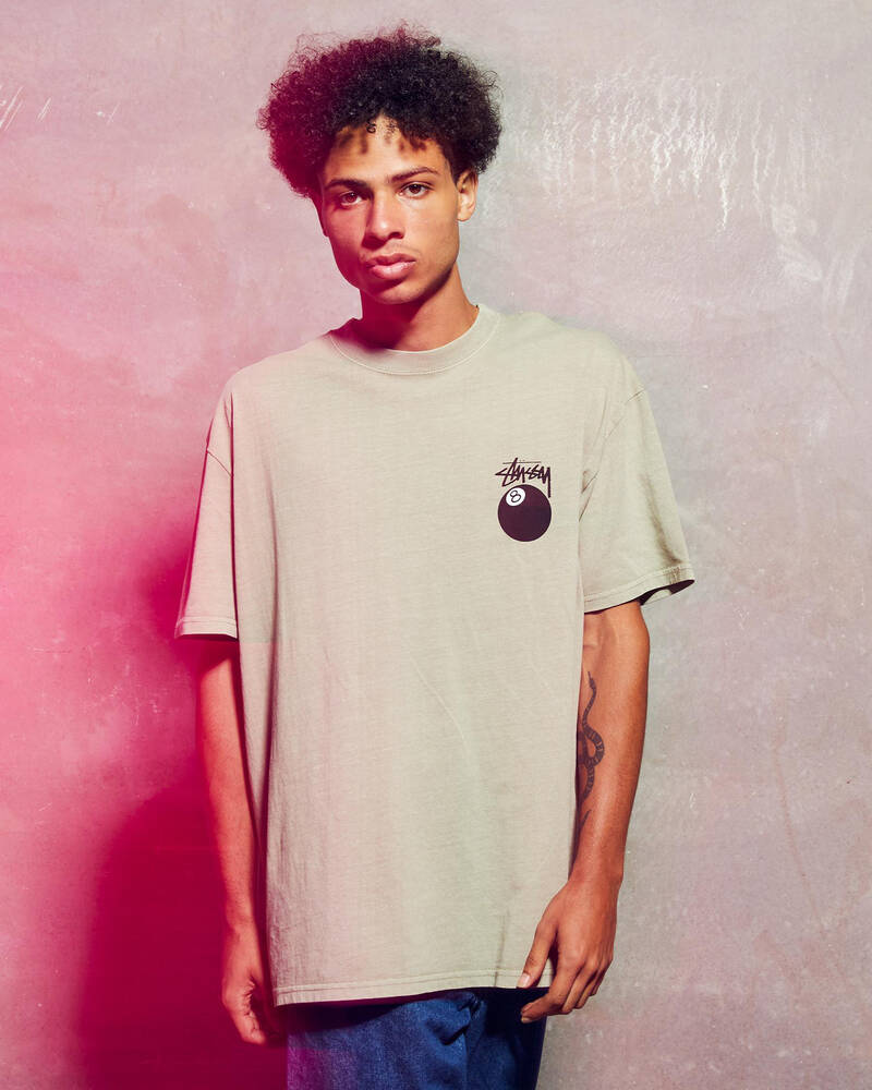 Stussy Pigment 8 Ball T-Shirt for Mens