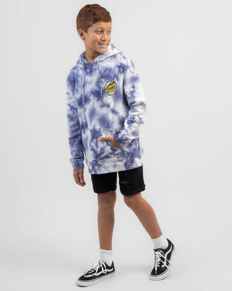 Santa Cruz Checked Out Flamed Dot Hoodie for Mens
