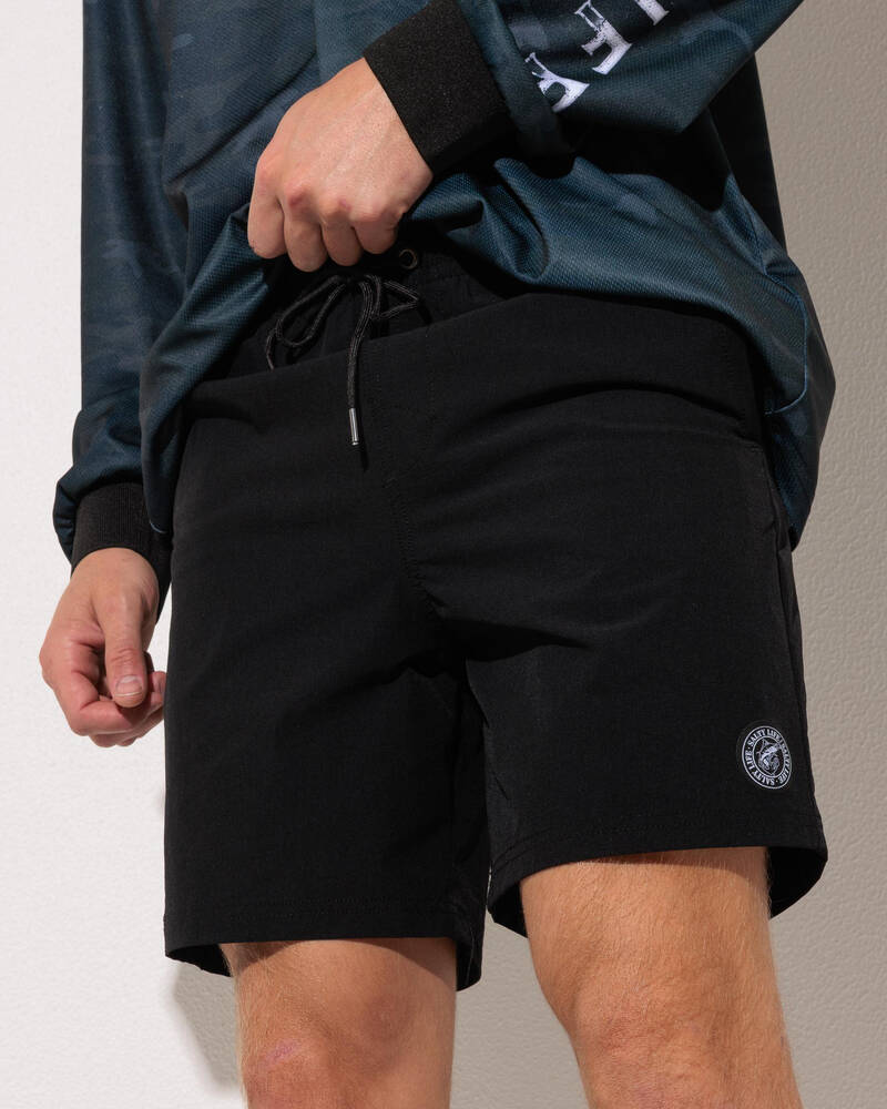 Salty Life Elemental Elastic Waist Shorts for Mens