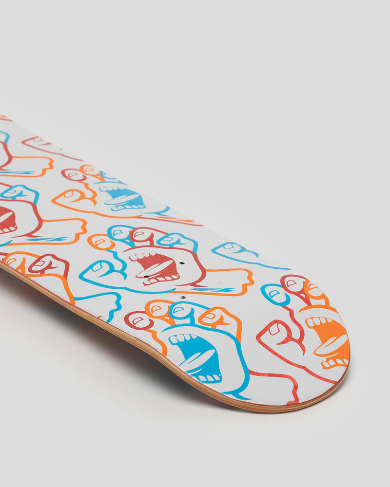 Santa Cruz Screaming Hand Fusion 7.75" Skateboard Deck for Unisex