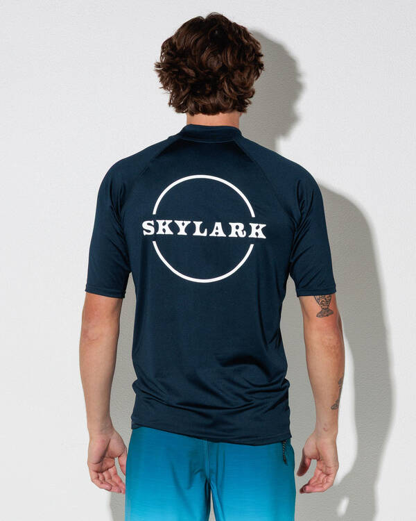 Skylark Submerge Short Sleeve Rash Vest for Mens