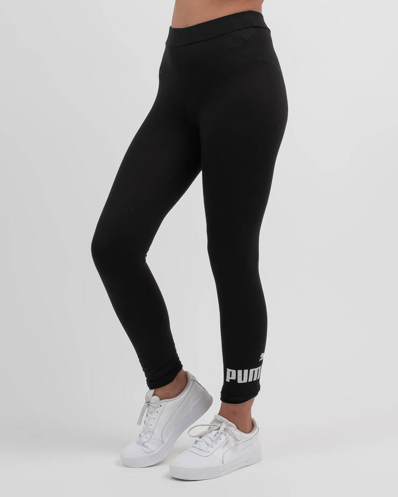 Puma Girls' Essential Logo Leggings for Womens