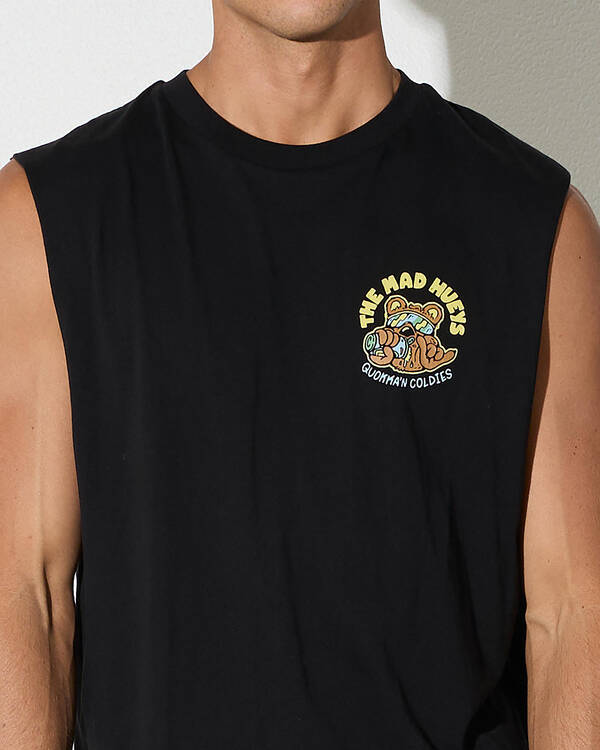The Mad Hueys Quokkan Coldies Muscle Tank for Mens