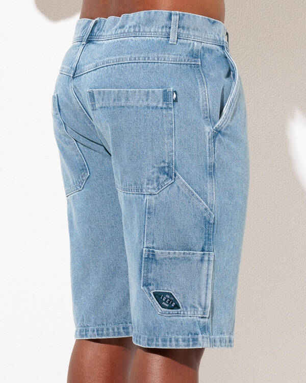 Lucid League Denim Walk Shorts for Mens